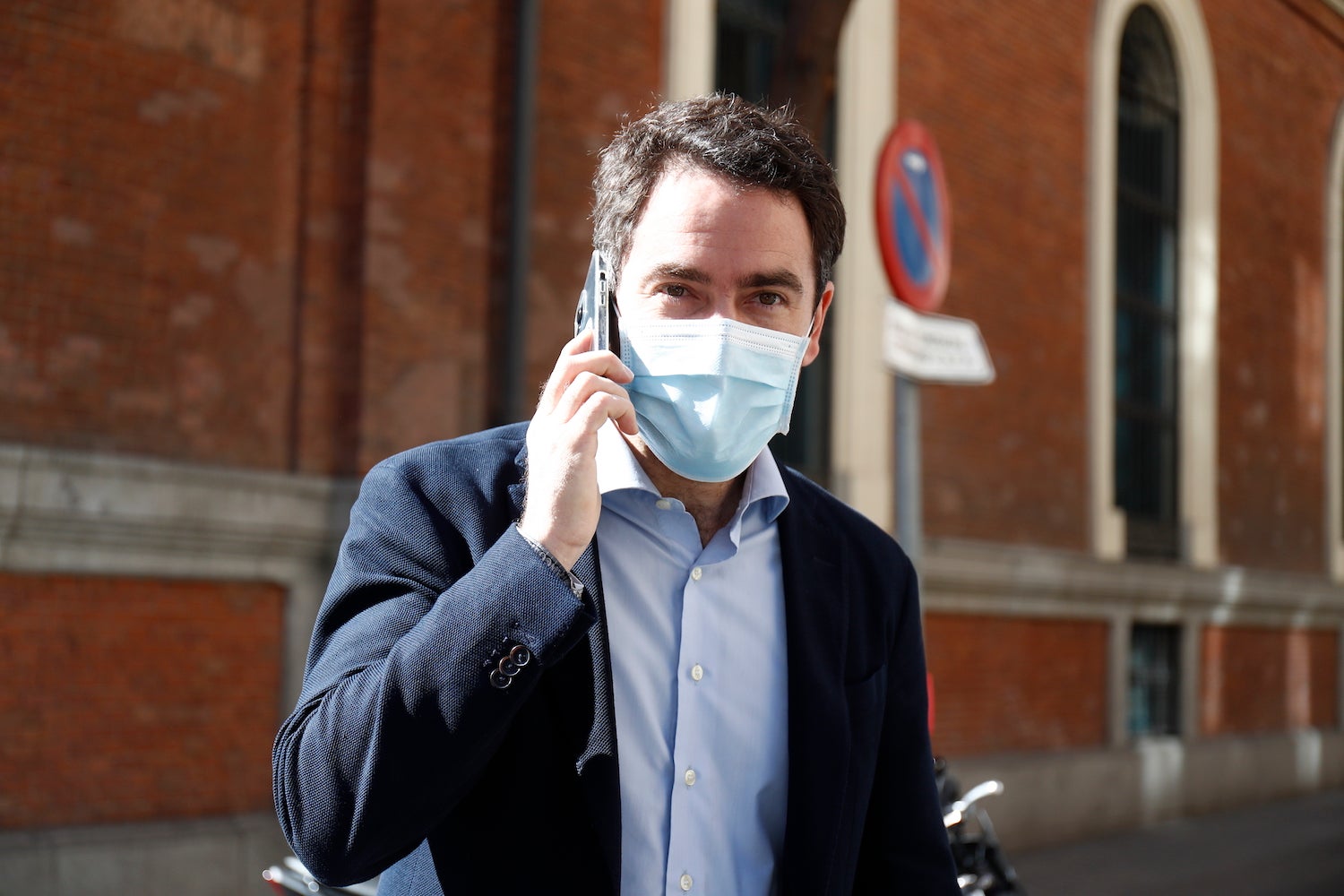 El secretari general del Partit Popular, Teodoro García-Egea, després de la dimissió d'Almeida com a portaveu del partit / Óscar J.Barroso/AFP7 / Europa Press