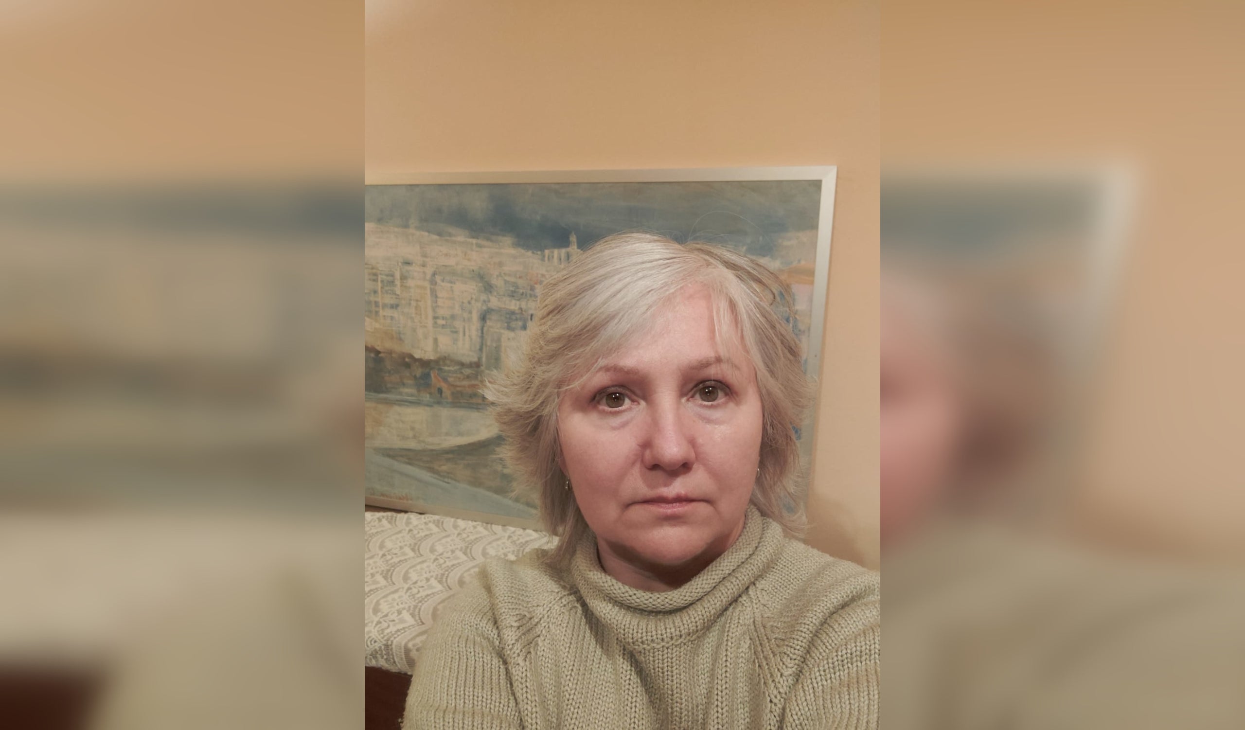 Irina Yevgràfova està amoïnada pel futur del seu fill, que viu a Ucraïna / Cedida