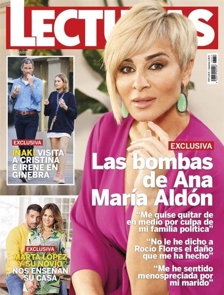 Ana María Aldón parla del seu intent de suïcidi a 'Lecturas'