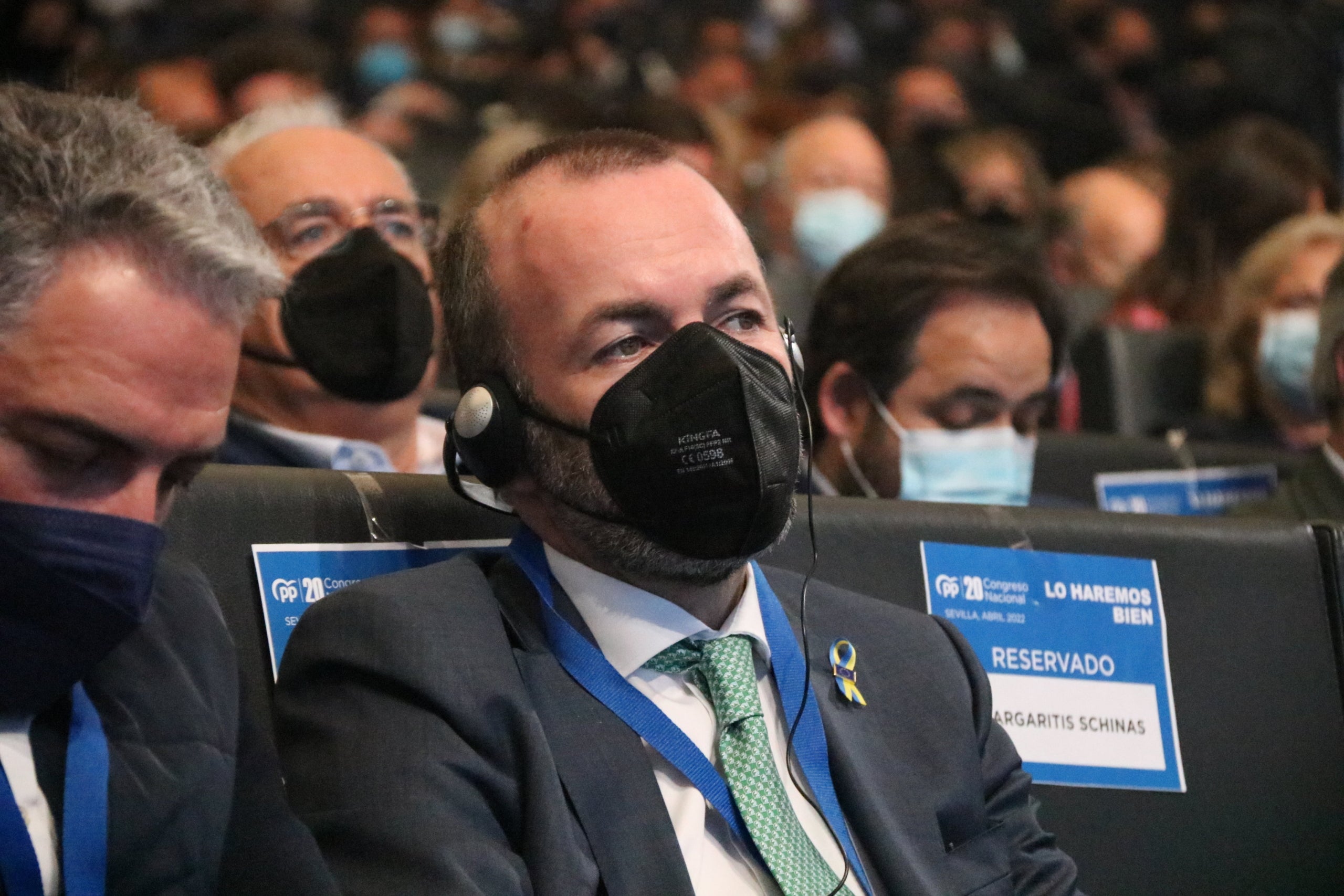 El president del grup del PPE al Parlament Europeu, Manfred Weber, al congrés popular / ACN