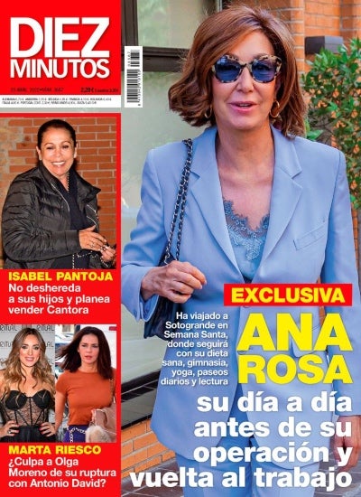 Ana Rosa, de vacances abans de l'operació - 'Diez Minutos'