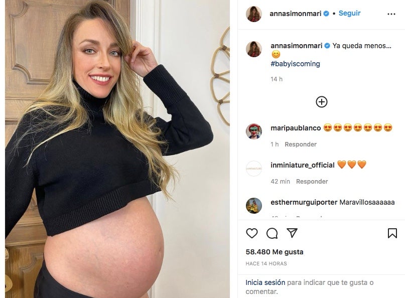 Ana Simón fa embogir els fans amb una foto de la panxa - Instagram