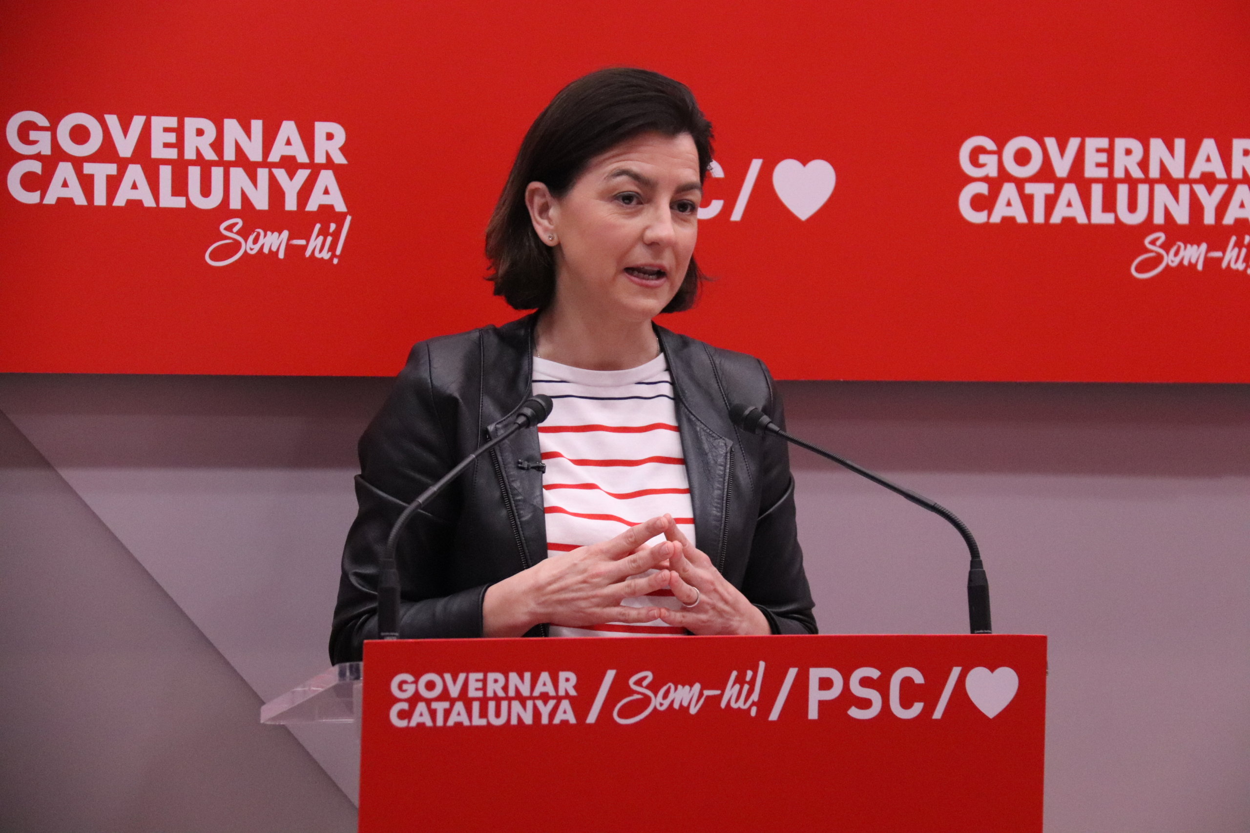 La portaveu del PSOE al Senat, Eva Granados / ACN