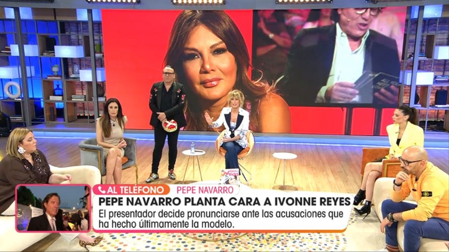 Pepe Navarro truca en directe a 'Viva la vida' per criticar Ivonne Reyes - Telecinco