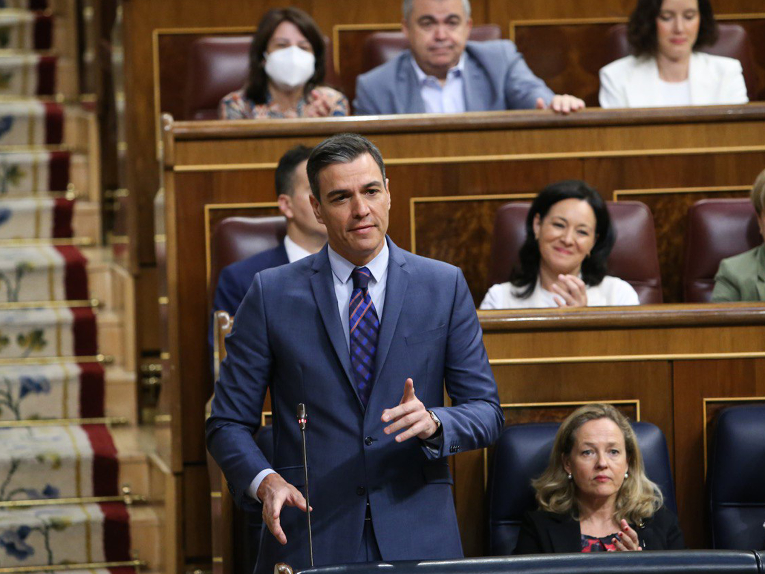 El president del govern espanyol, Pedro Sánchez, al Congrés / ACN
