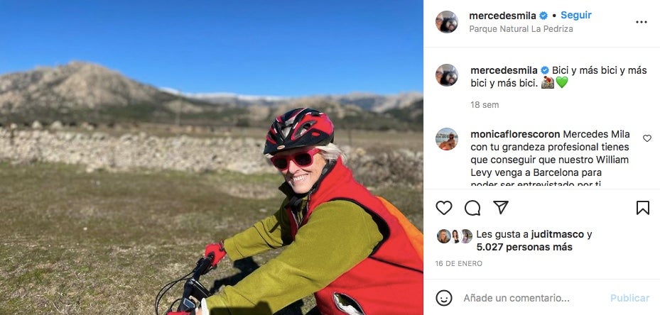 Mercedes Milá fa publicitat del dejuni intermitent - Instagram