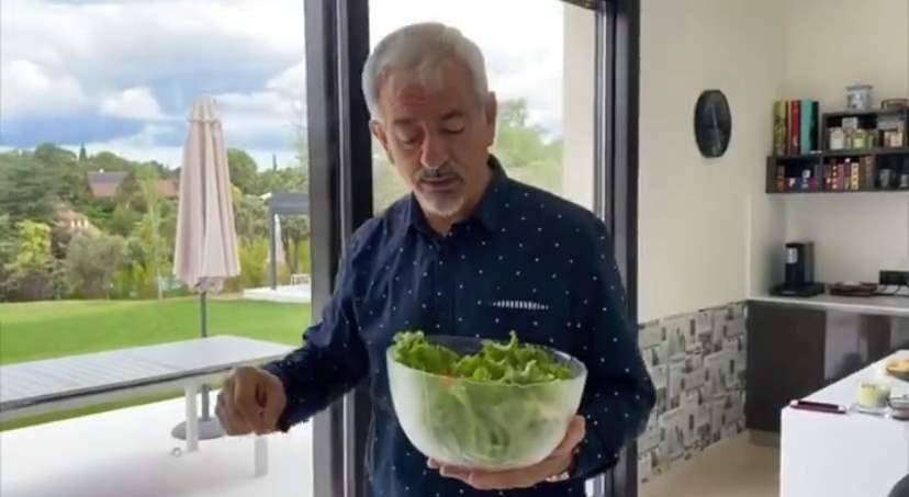 La cuina i el jardí de Carlos Sobera - Instagram