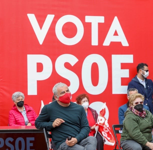 Jorge Javier Vázquez participa en un míting del PSOE - Europa Press
