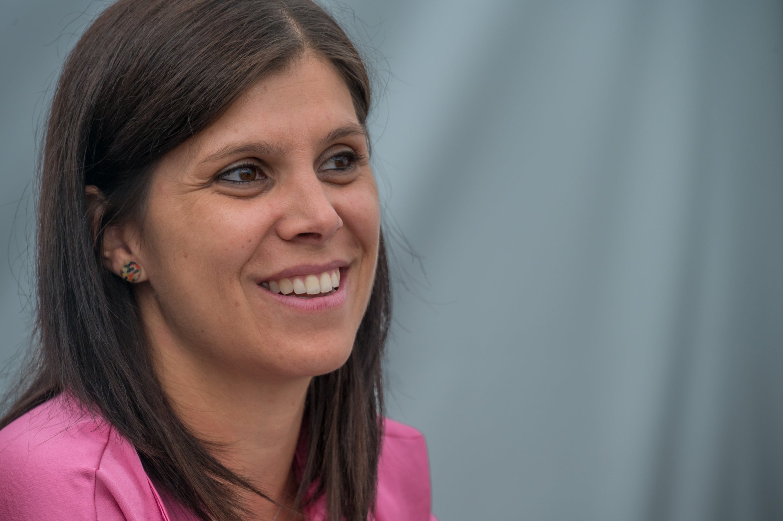 Marta Vilalta, en un moment de la seva xerrada a la UCE/UCE