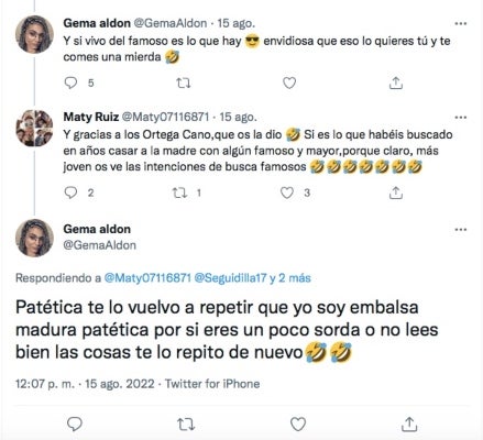 Gema Aldón critica els detractors - Twitter