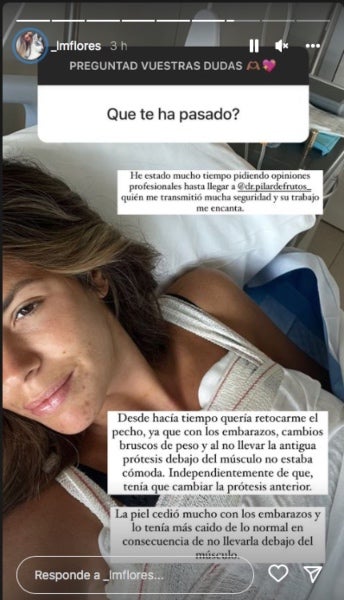 La 'influencer' explica què li ha passat - Instagram