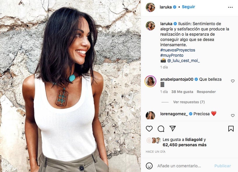 Lara Álvarez canvia de 'look' abans del canvi de feina - Instagram