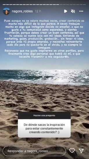 Nagore Robles se sincera | Instagram