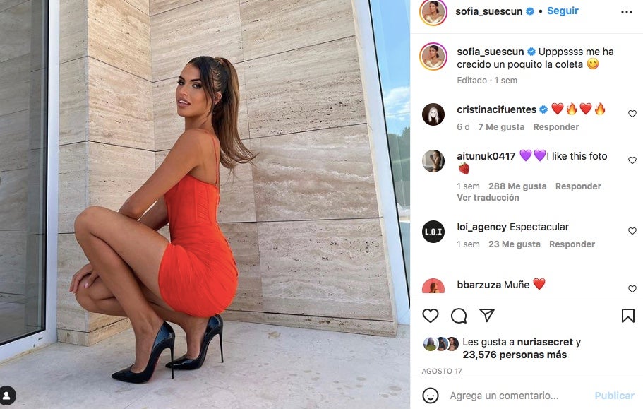 Sofía Suescun vol dedicar-se al negoci immobiliari - Instagram