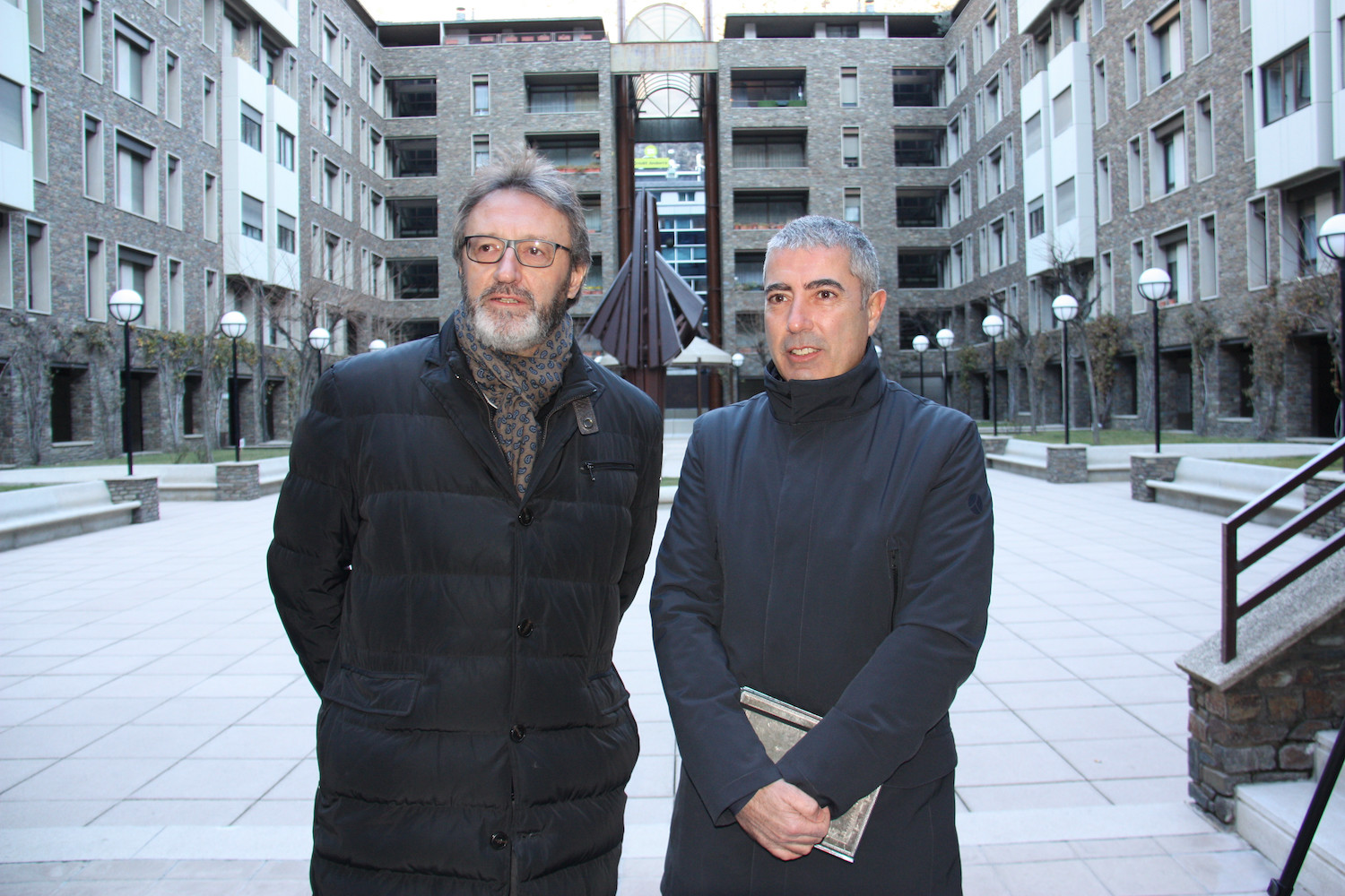 Higini Cierco, màxim accionista de la BPA, i Joan Pau Miquel, el CEO de l'entitat/ACN