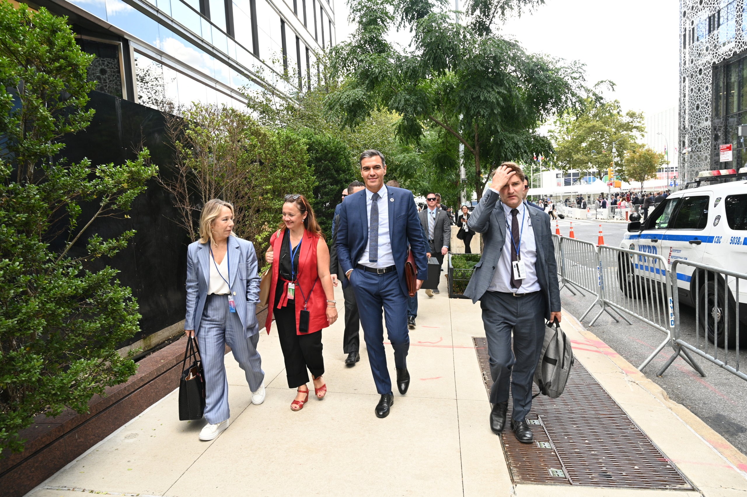 El president del govern espanyol, Pedro Sánchez, a Nova York, a l'Assemblea General de l'ONU | Pool Moncloa (Borja Puig de la Bellacasa)