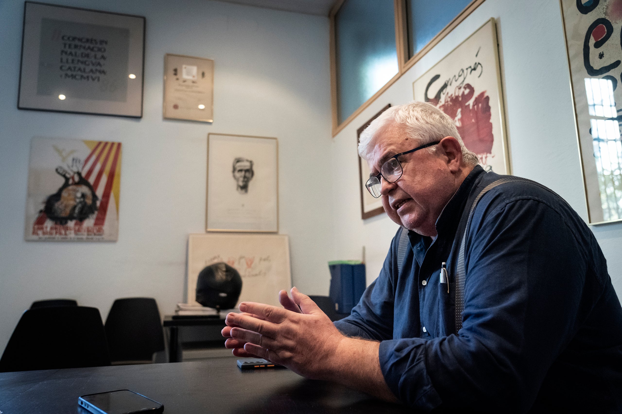 Entrevista Agustí Alcoberro, president de la Fundació Congrés de Cultura Catalana/Mireia Comas