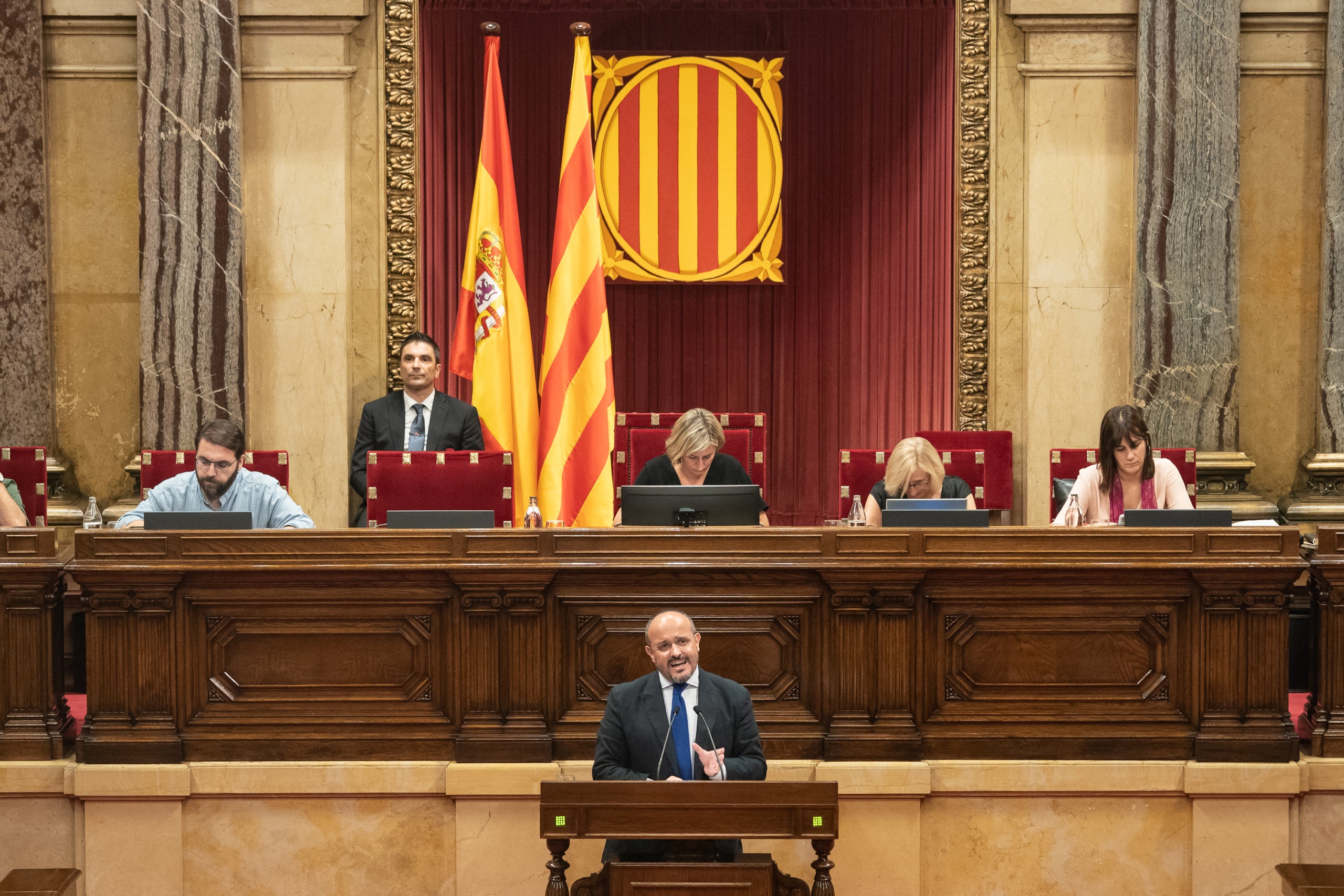 El líder del PP, Alejandro Fernández / Mireia Comas
