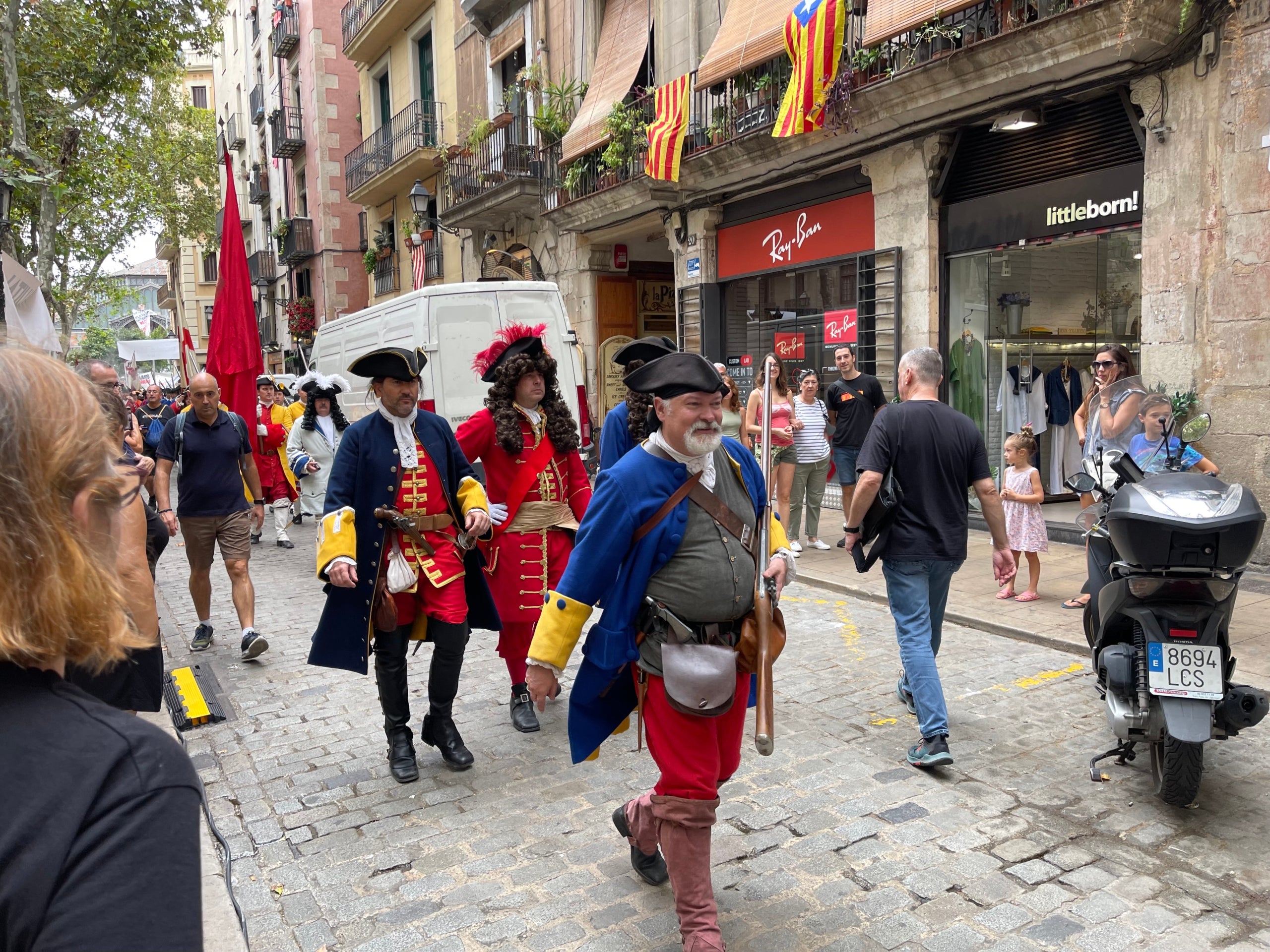 La Coronel·la en arribar al Passeig del Born aquesta Diada 2022/Quico Sallés