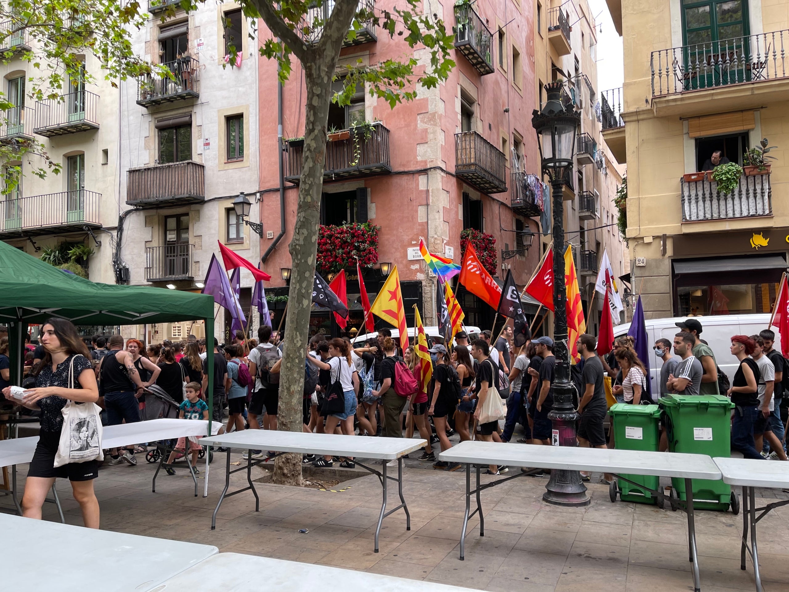 Manifestació d'ARRAN al Passeig del Born per la Diada 2022/Quico Sallés