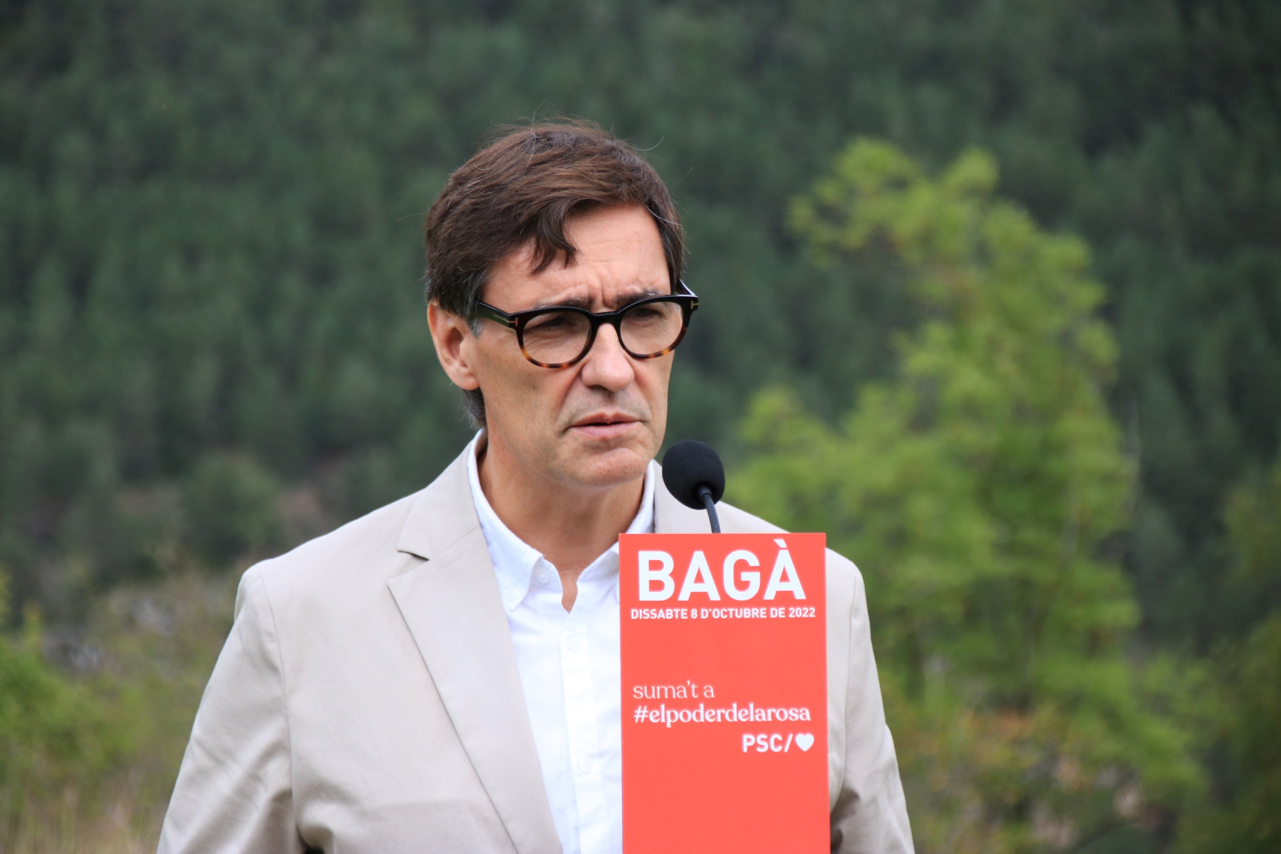 El líder del PSC, Salvador Illa, culpa a Aragonès del trencament del Govern | ACN