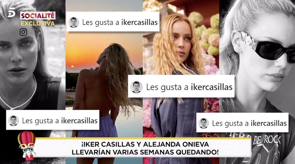 A Iker Casillas li agraden totes les fotos d'Alejandra Onieva - Telecinco