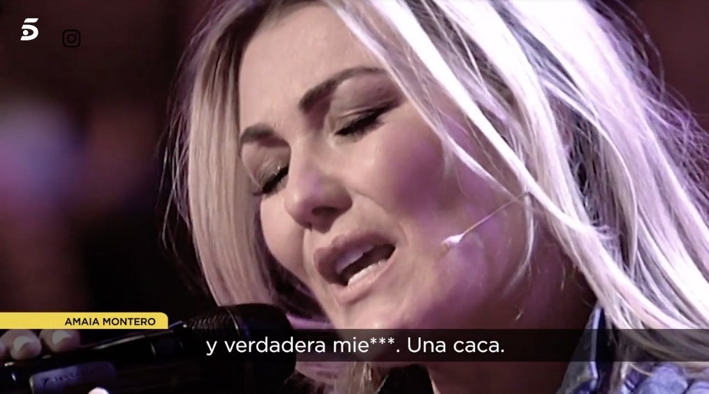 Amaia Montero critica el tracte rebut en un hotel - Telecinco