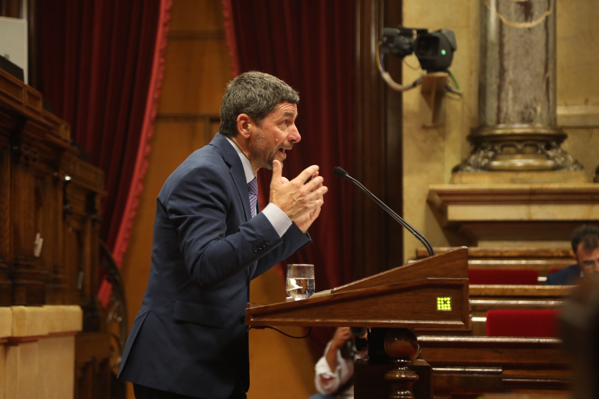 El diputat de Junts Joan Canadell, en el primer ple posterior a la ruptura del Govern, el 19 d'octubre del 2022 / Francesc Xavier Subias Salvó (Parlament de Catalunya)