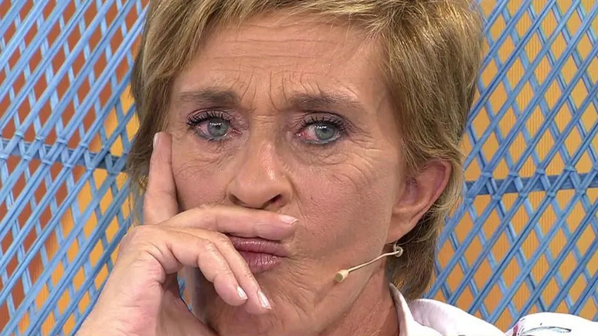 Chelo García Cortés plora en directe - Telecinco
