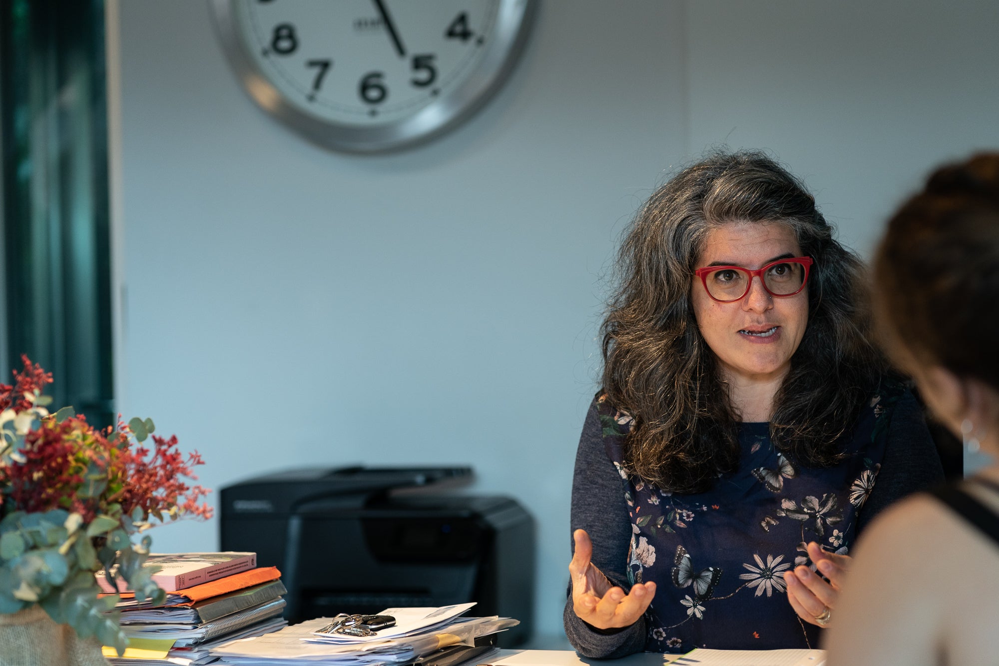La politòloga iraniana Anahita Nassir 17/10/22 / Mireia Comas