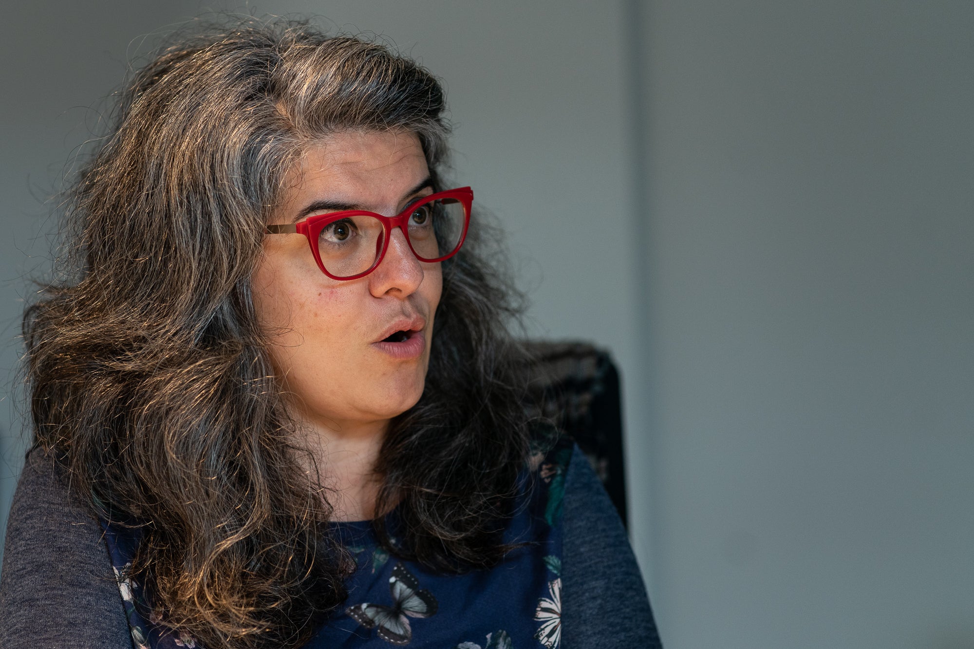 La politòloga iraniana Anahita Nassir 17/10/22 / Mireia Comas