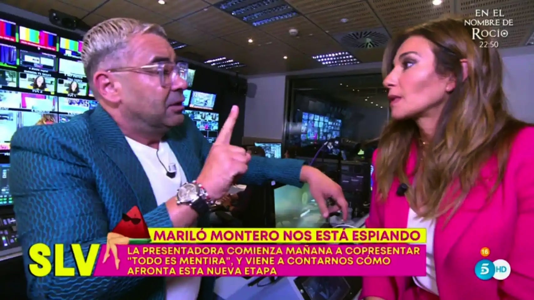 Jorge Javier i Mariló Montero discuteixen de política - Telecinco