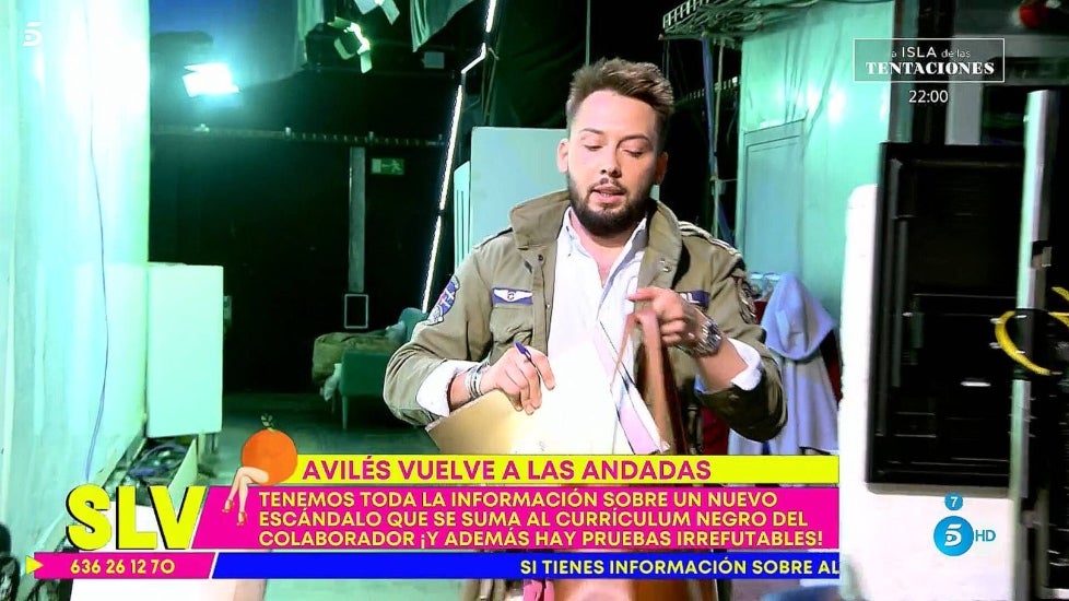 José Antonio Avilés, enxampat a 'Sálvame' - Telecinco 