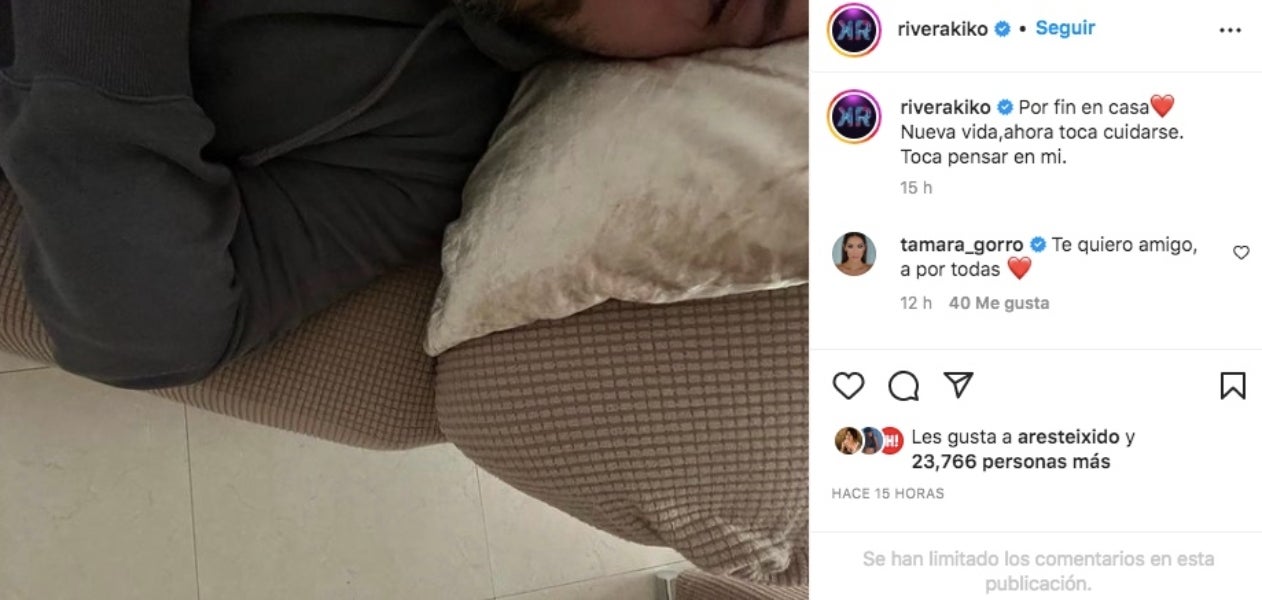Kiko Rivera ja és a casa - Instagram