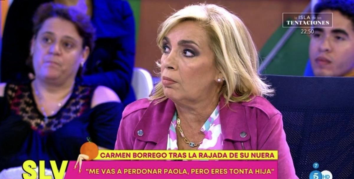 La DGT avisa 'Súlvame' que multarà Carmen Borrego - Telecinco