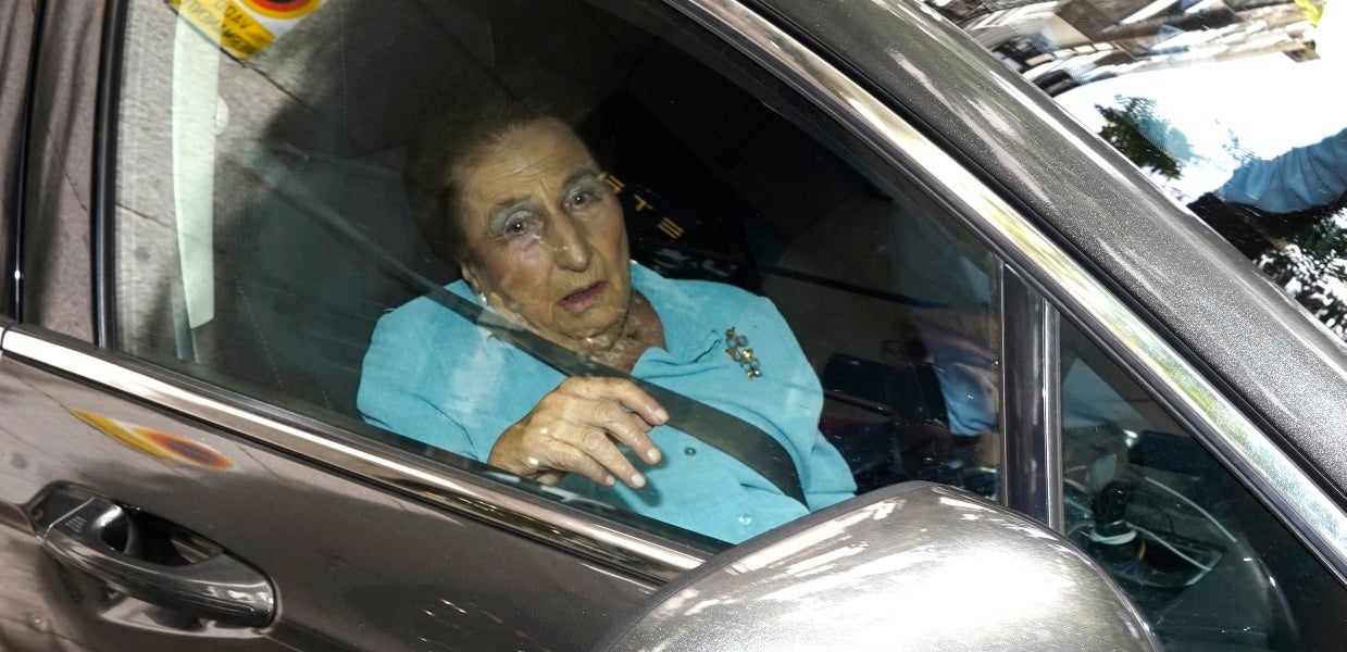 La germana de Joan Carles, en la seva última imatge pública - Europa Pres