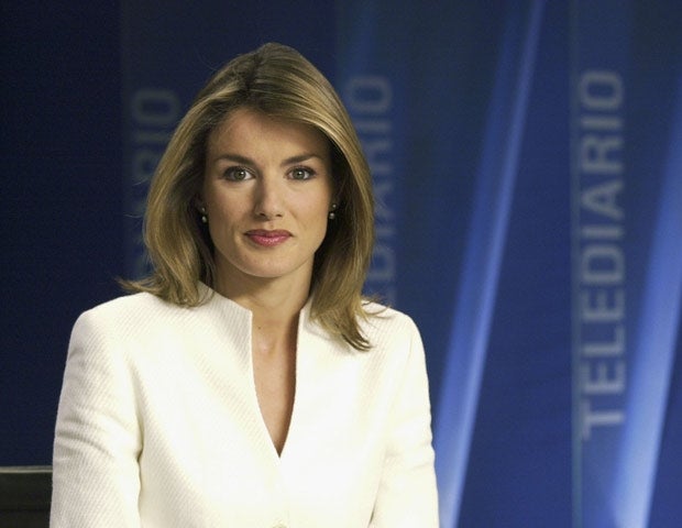 Letícia, als informatius de TVE
