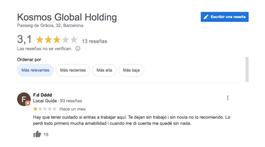 Males crítiques a l'empresa de Gerard Piqué - Google