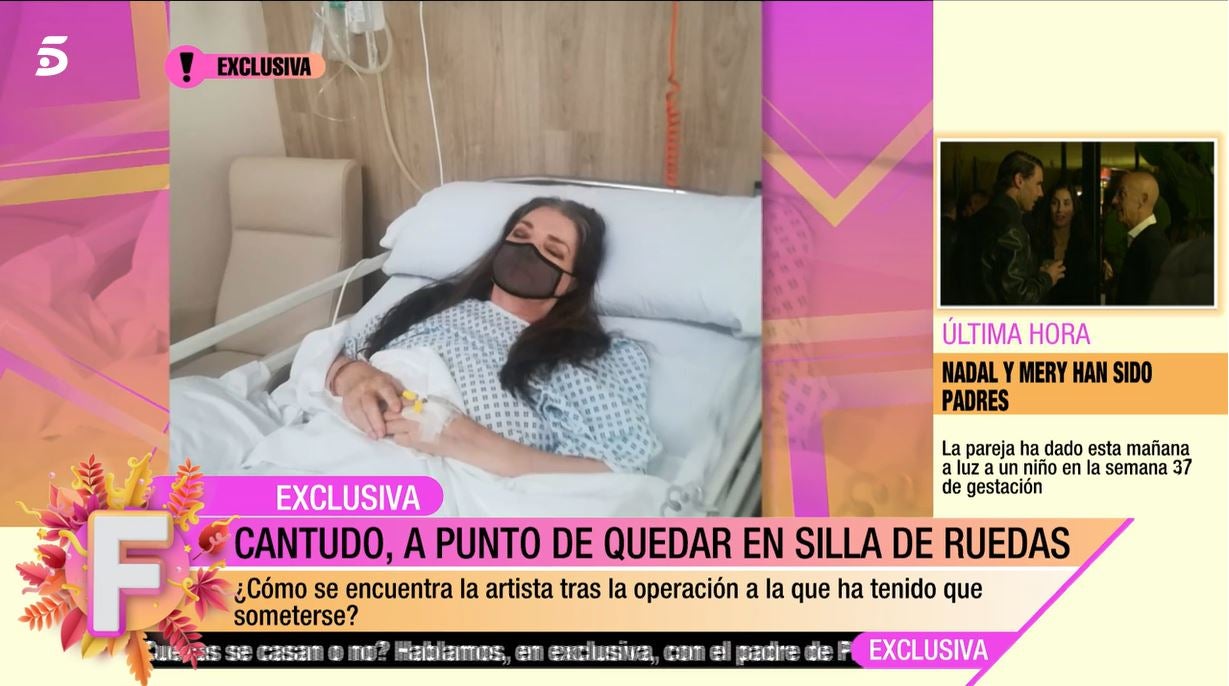 María José Cantudo, operada d'urgència - Telecinco