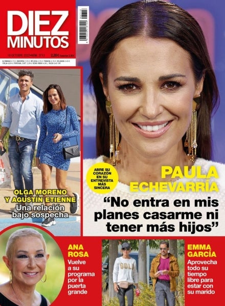 Paula Echevarría explica per què no vol casar-se - 'Diez Minutos'