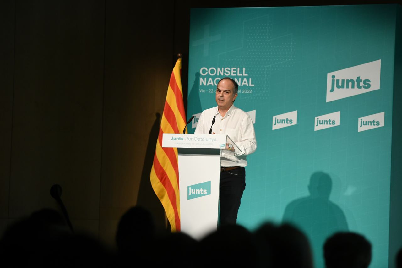 Jordi Turull, secretari general de Junts en el consell nacional del partit / Cedida