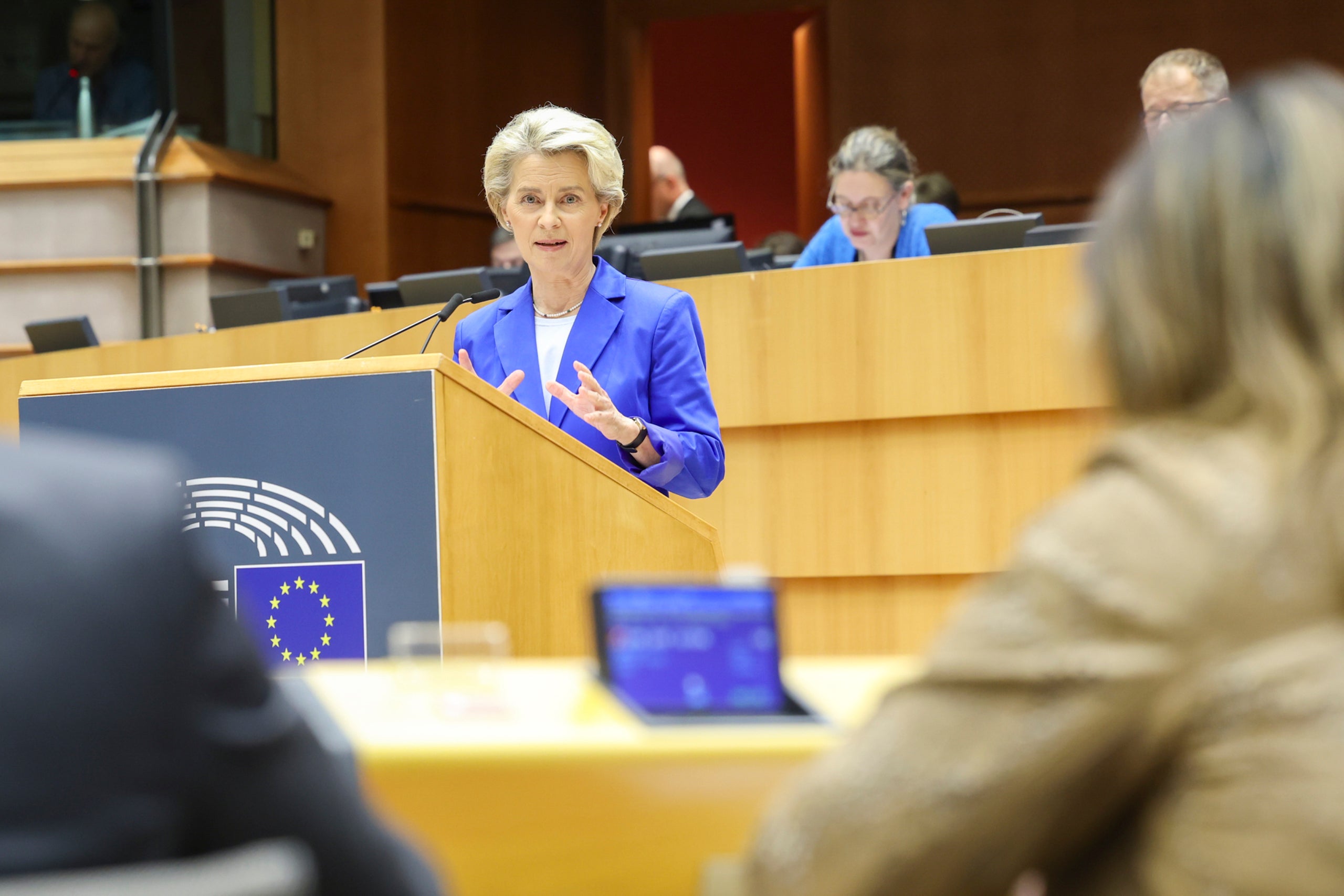 La presidenta de la Comissió Europea, Ursula Von der Leyen / ACN