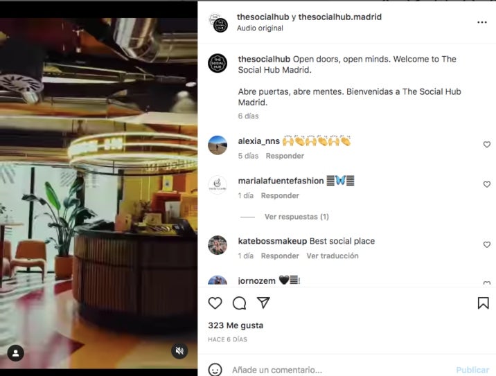 La recepció dels apartaments de la neboda de Letícia - Instagram