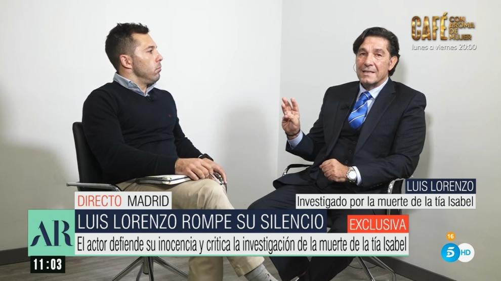 Luis Lorenzo defensa la seva innocència - Telecinco