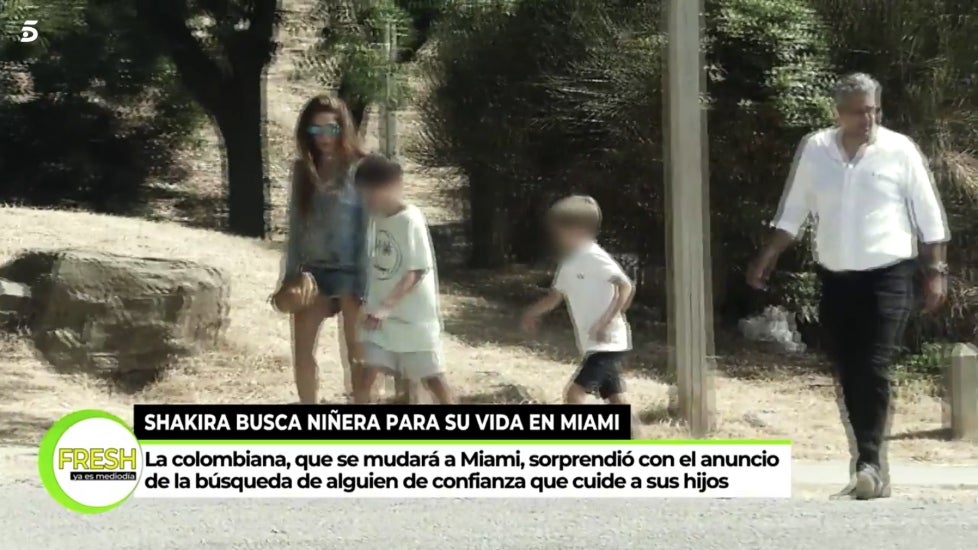 Shakira busca cangur per als fills - Telecinco