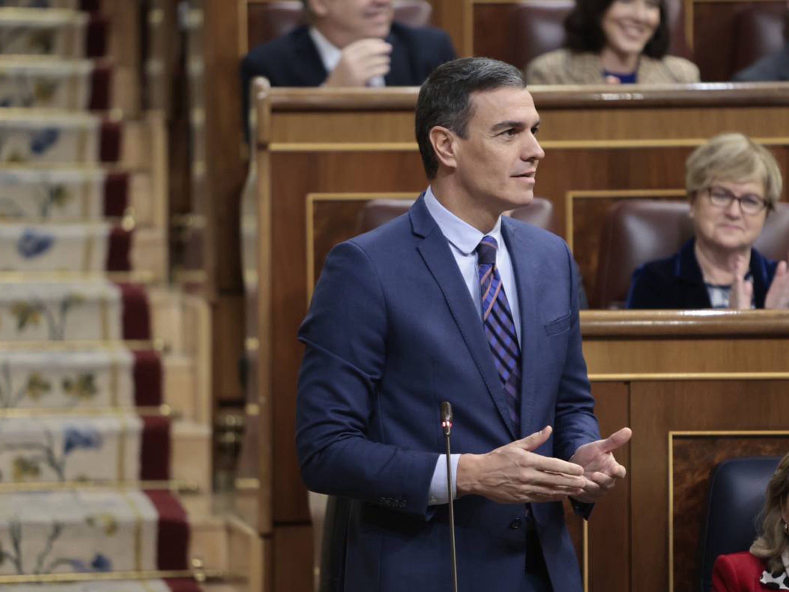 El president del govern espanyol, Pedro Sánchez, a la sessió de control al Congrés | ACN (Congrés dels Diputats)