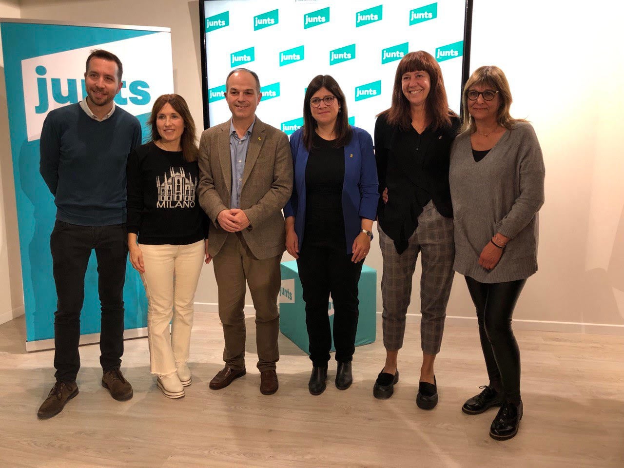 Geis i Turull després de la decisió de la militància gironina de Junts / ACN