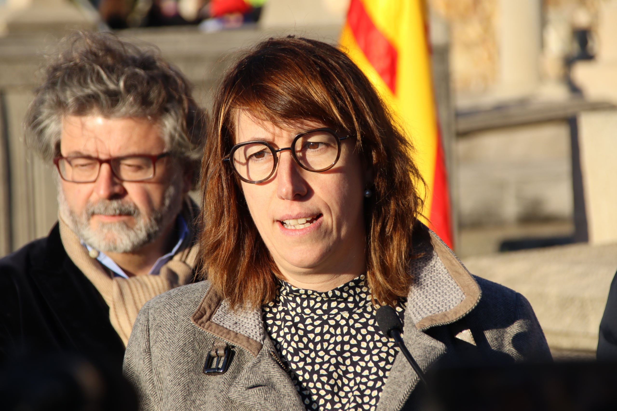 Assumpció Laïlla, membre de Demòcrates, ha reivindicat la 'coherència' i la 'responsabilitat de defensar' el mandat de l'1-O | ACN