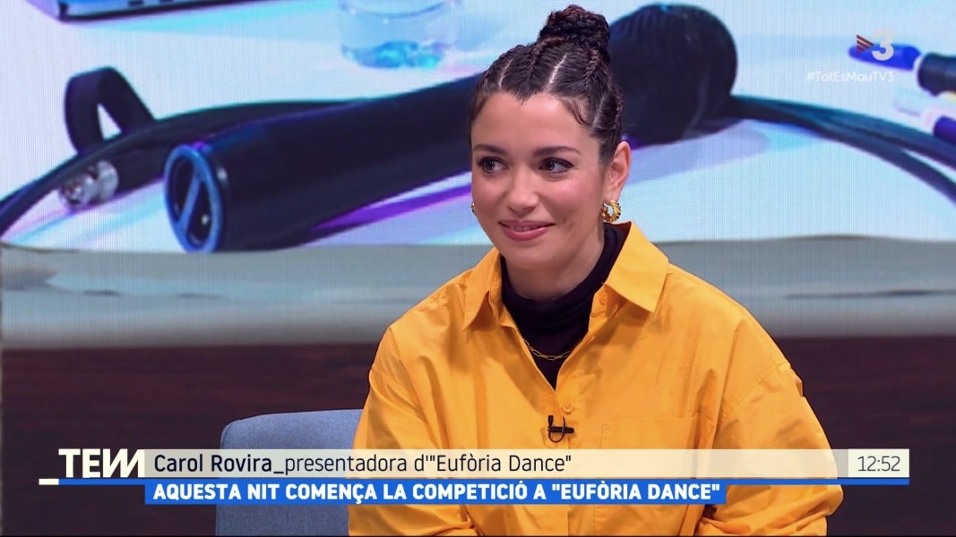 Carol Rovira, nerviosa abans de l'estrena d'Eufòria Dance - TV3