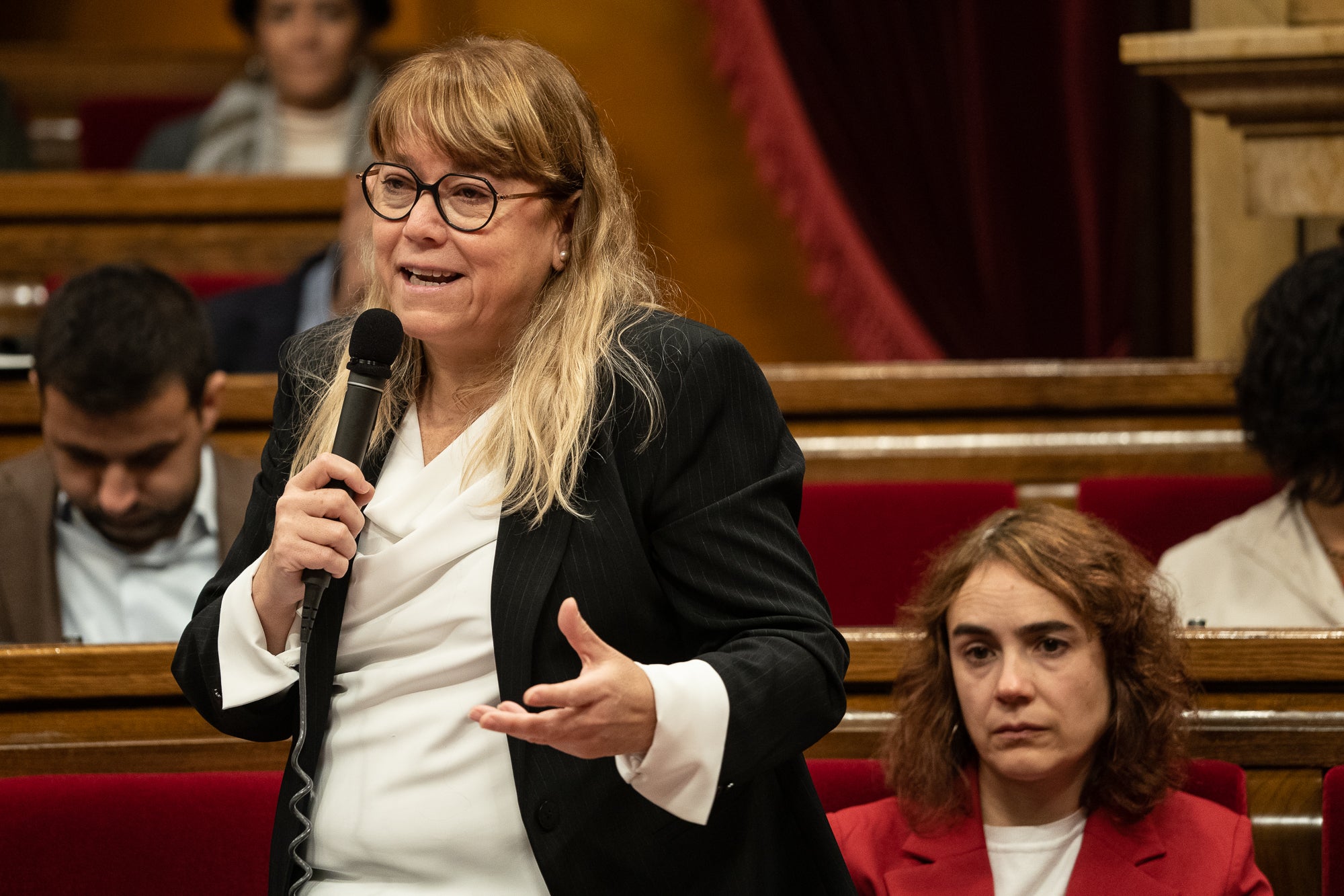 Natàlia Garriga, Consellera de Cultura. Sessió de control al Govern al Parlament 14/12/22 / Mireia Comas